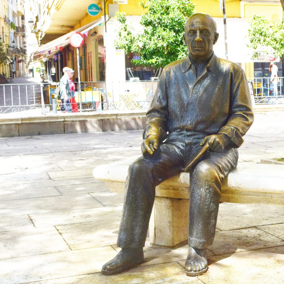 Pablo Ruiz Picasso Plaza de la Merced Malaga